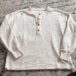 Aerie Cream Knit Sweater
